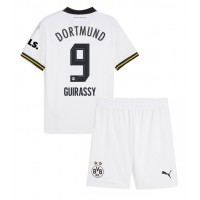 Maglia Calcio Borussia Dortmund Serhou Guirassy #9 Terza Divisa Bambino 2024-25 Manica Corta (+ pantaloncini)